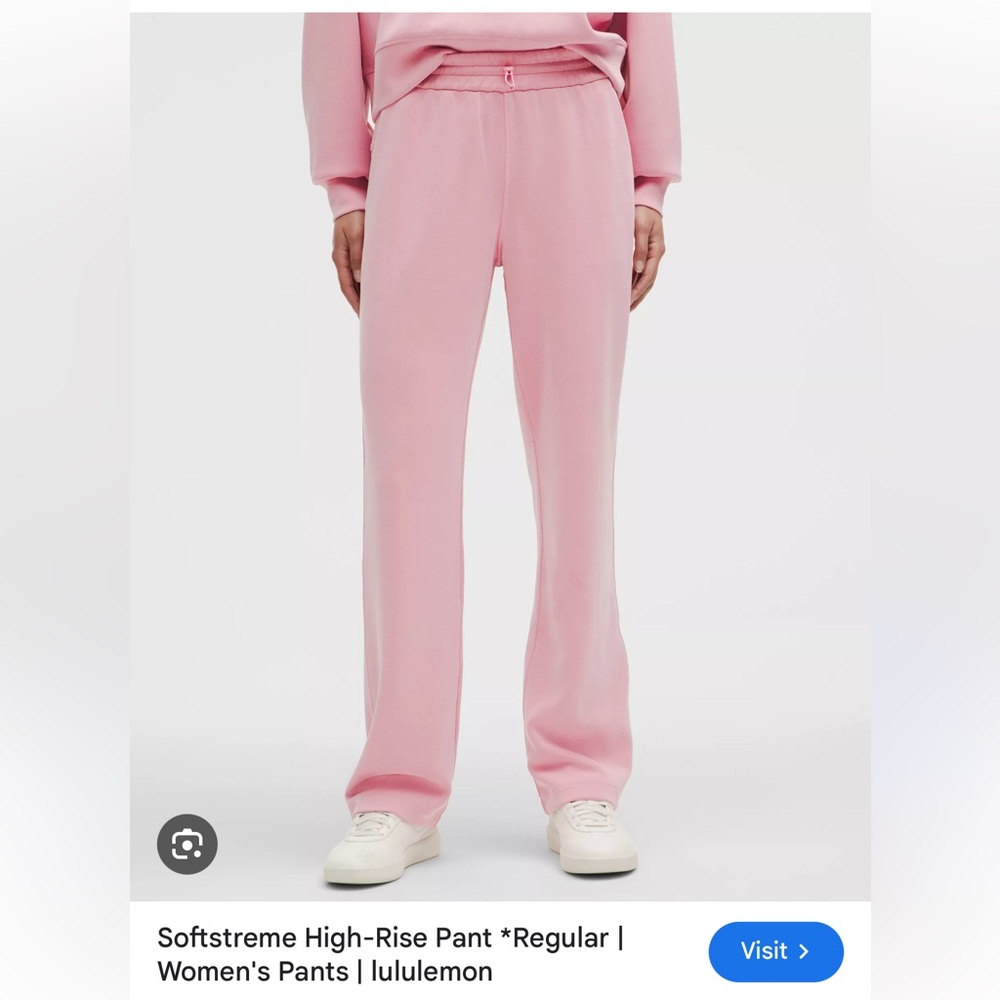 Lululemon Athletica Pink Track Pants
